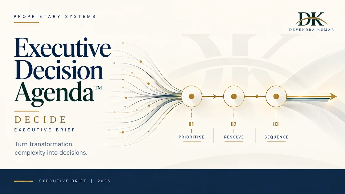 Executive Decision Agenda brief — preview