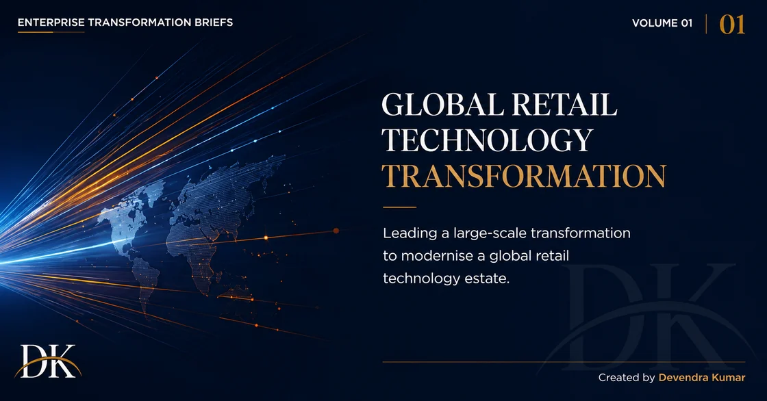 Cover of the Enterprise Transformation Brief · Volume 01 on Global Retail-Cloud Transformation